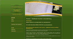 Desktop Screenshot of pension-grandau.de
