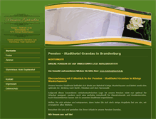 Tablet Screenshot of pension-grandau.de
